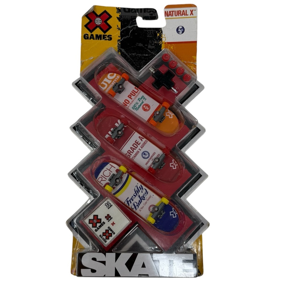 Mattel 2008 X Games Mini Skateboards 3 Pack NIB